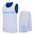 Jersey de basket-ball réversible Noniroms Accepter votre propre conception usure de basket-ball de tissu respirant personnalisé